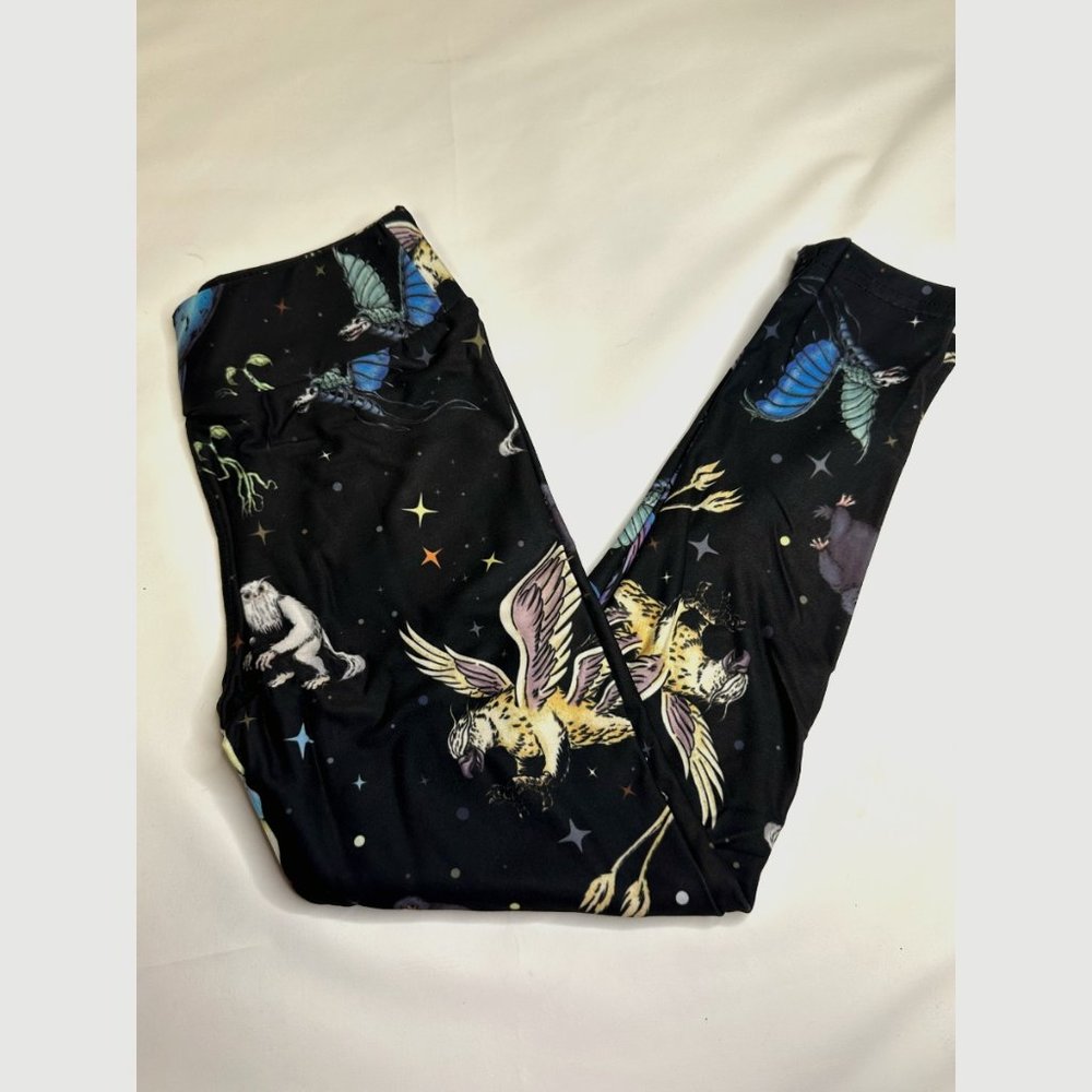 Mythical creature Buttery Soft Boutique Leggings Kids Small/Medium NEW